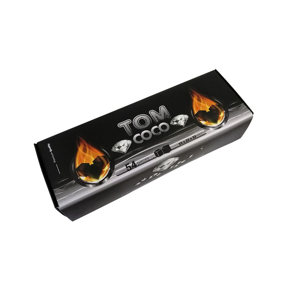 Přírodní uhlí do vodní dýmky Tom Coco Diamond 54 ks