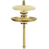 Vodní dýmka Aladin EPOX 360 blue - gold 36 cm - návrh umístění výfukových ventilů