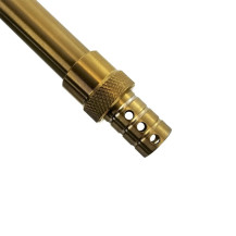 Vodní dýmka Aladin EPOX 360 blue - gold 36 cm - detail ponorné tyče s difuzorem