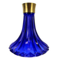 Vodní dýmka Aladin EPOX 360 blue - gold 36 cm - detail vázy vodní dýmky
