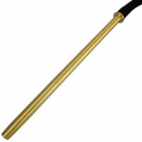 Vodní dýmka Kaya Shisha - Clear Brass Plug in Gold 52 cm