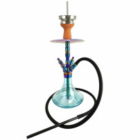 Vodní dýmka Kaya Shisha - Inox Giza Rainbow 57 cm