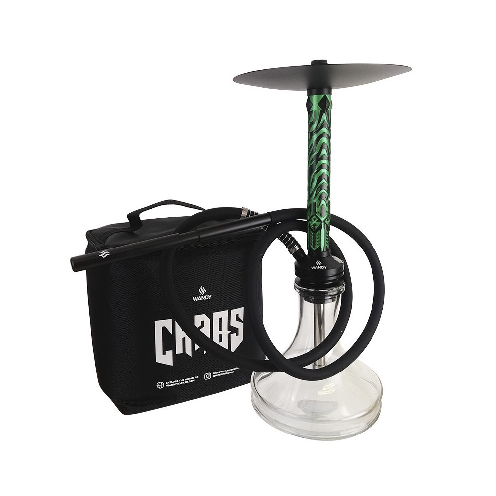Vodní dýmka Wandy Chaos Divine Green 50 cm