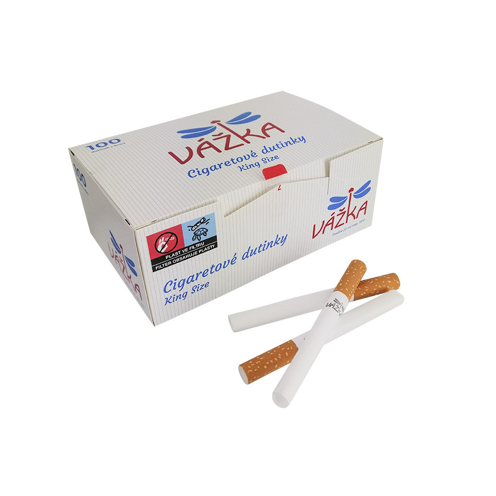 Cigaretové dutinky Vážka King Size - 100 ks