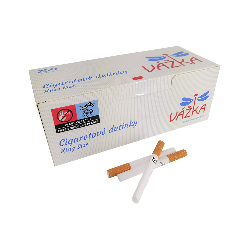 Cigaretové dutinky Vážka King Size - 250 ks