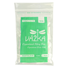Cigaretové filtry Vážka Slim Mentol 6mm - 120 ks