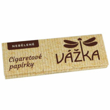 Cigaretové papírky Vážka Nebělené - zavřený booklet
