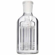 Precooler (Předchladič) na bongo skleněný Clear 14 cm - průhledný chladič na bongo - pohled zezadu