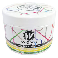 WAYS 200g tabamel - Beznikotinová náhrada (Celulóza bez nikotinu do vodní dýmky) - Amore Mio (banán, ananas, marocká máta)