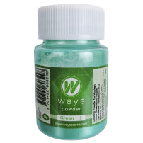 WAYS Powder - perleťový prášek do vodní dýmky 15 g - zelená perleť