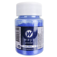 WAYS Powder - perleťový prášek do vodní dýmky 15 g - tmavě modrá perleť