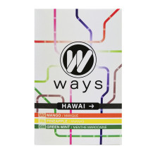 WAYS 50g tabamel - Beznikotinová náhrada (Celulóza bez nikotinu do vodní dýmky) - Hawaii (ananas, mango, marocká máta)