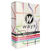 WAYS 50g tabamel - Beznikotinová náhrada (Celulóza bez nikotinu do shishe) - Broadway (meloun, bonbóny Arlequin, mentol. bonbóny