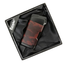 Dýmkový zapalovač Eurojet piezo brown/black - dárková krabička
