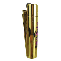 Zapalovač Steel CLIPPER Metal Lux Gold Gelato