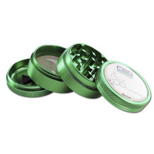 Grinder drtička CBD vzorec od Black Leaf 4 dílná - rozložená na části
