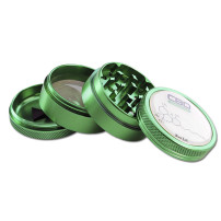 Grinder drtička CBD vzorec od Black Leaf 4 dílná - rozložená na části
