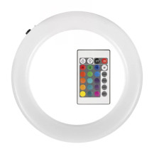 LED světlo prstenec pod talířek vodní dýmky s ovladačem
