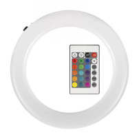 LED světlo prstenec pod talířek vodní dýmky s ovladačem