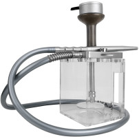 Vodní dýmka Lava Cube Silver 38 cm