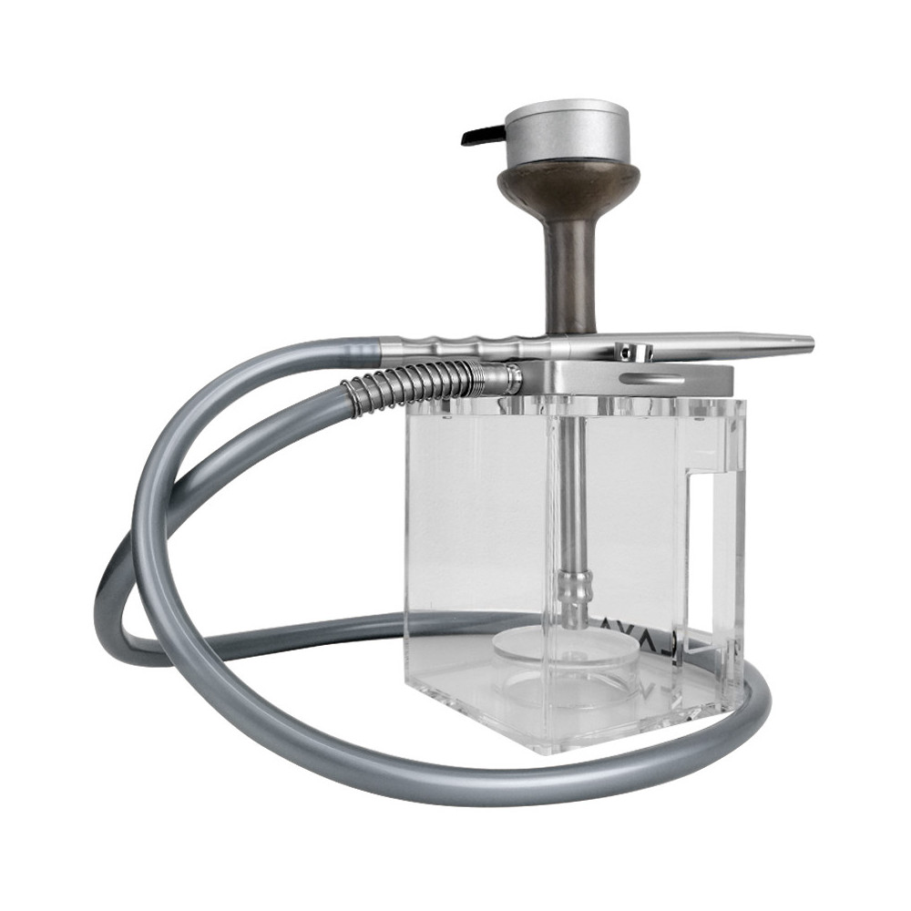 Vodní dýmka Lava Cube Silver 38 cm