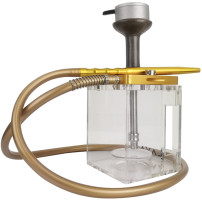 Vodní dýmka Lava Cube Gold 38 cm