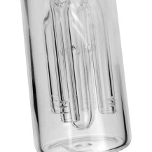 Precooler (Předchladič) na bongo skleněný čirý 4-leg NS 19mm