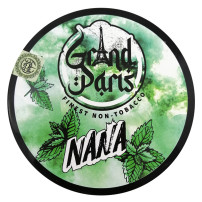 Příchuť do vodní dýmky bez nikotinu - Grand Paris - Nana (čerstvá máta) 200g