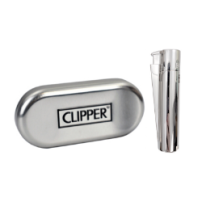 CLIPPER Zapalovač Jet Flame - Silver