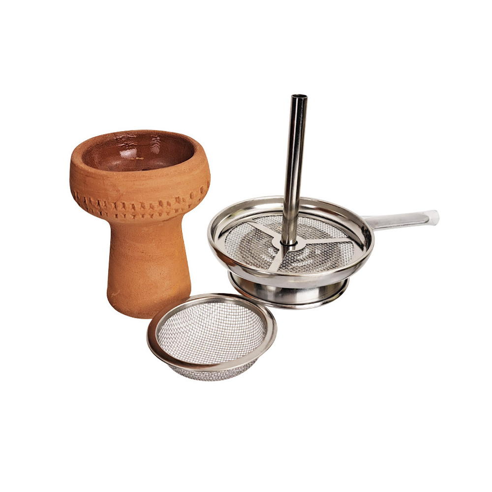 Korunka, badcha a sítko na vodní dýmku Kaya shisha