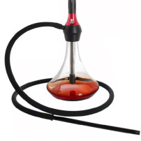 Vodní dýmka KAYA shisha Caro - black red 56cm