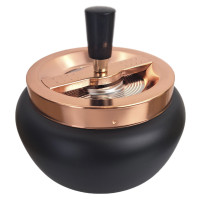 Otočný popelník do větru Bulka Champagne/black