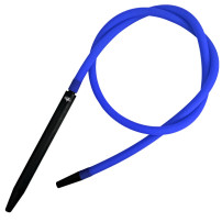 Set silikonová hadice s náustkem na vodní dýmku DUD - Modro-černá