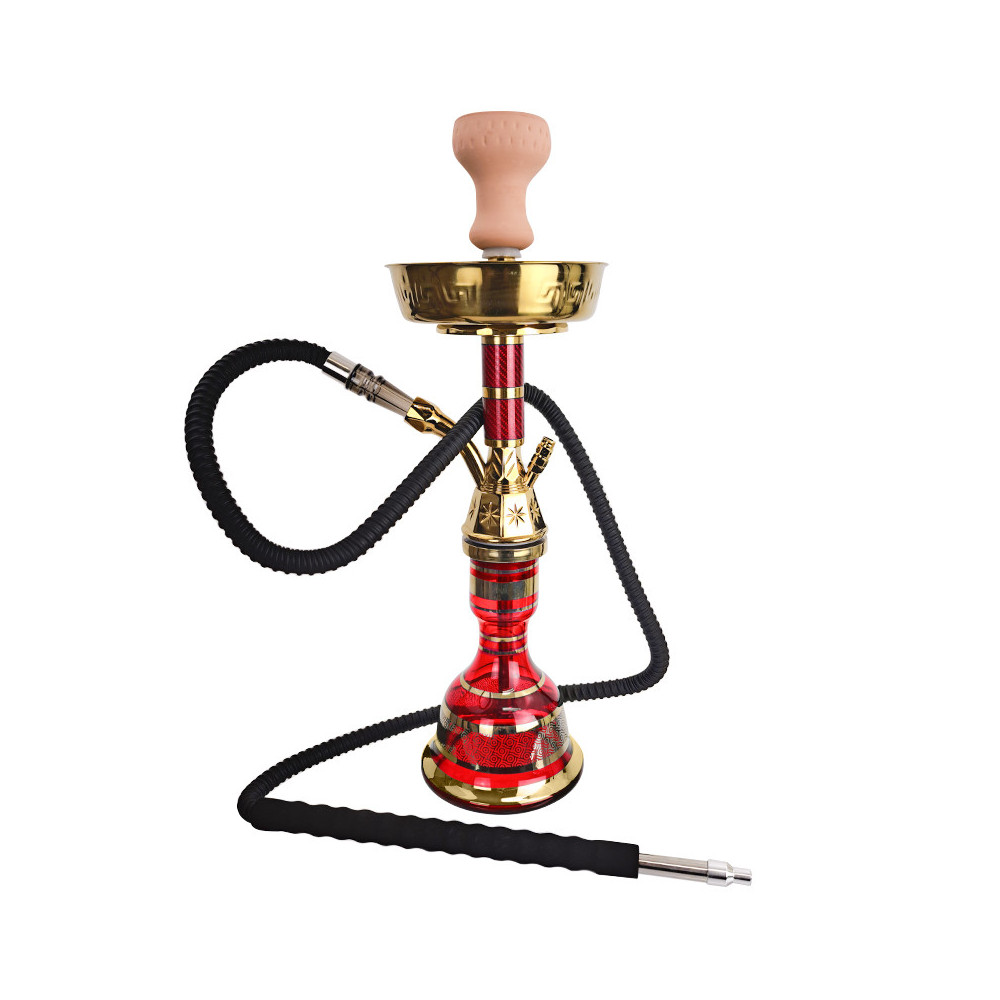 Vodní dýmka Cleopatra Shisha Red - 50 cm