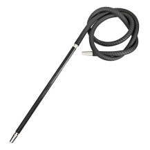 Set silikonová hadice s náustkem na vodní dýmku Carbonaddict - Matná Černá