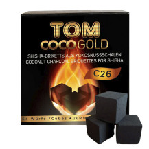Kokosové uhlí Tom Coco Gold C26 64kusů
