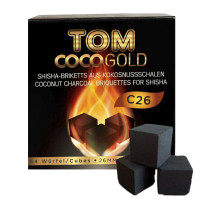 Kokosové uhlí Tom Coco Gold C26 64kusů