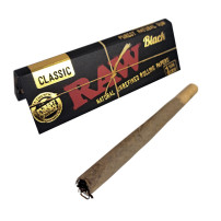 Papírky RAW Black 1 1/4