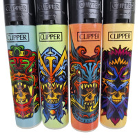Zapalovač Clipper Tube HISPANICS SKULLS
