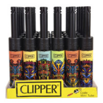 Zapalovač Clipper Tube HISPANICS SKULLS