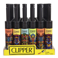 Zapalovač Clipper Tube HISPANICS SKULLS