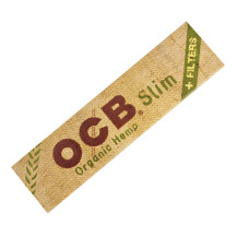 Cigaretové papírky OCB organic hemp King Size Slim s filtry