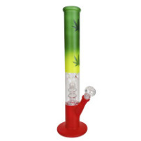 Skleněné bongo rasta frost percolator