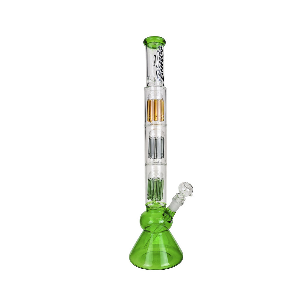 Skleněné bongo Triple tree perc beaker "Bongo