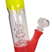 Skleněné bongo rasta frost percolator