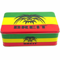 Bong set Breit 2 - skleněné bongo, šlukovka, drtička, sítka a dýmkové čističe