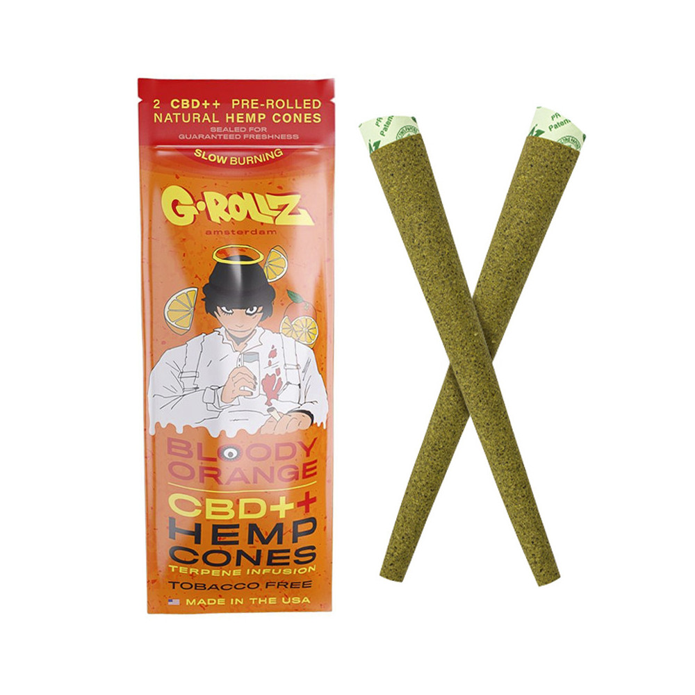 Konopné blunty G-Rollz CBD Bloody Orange
