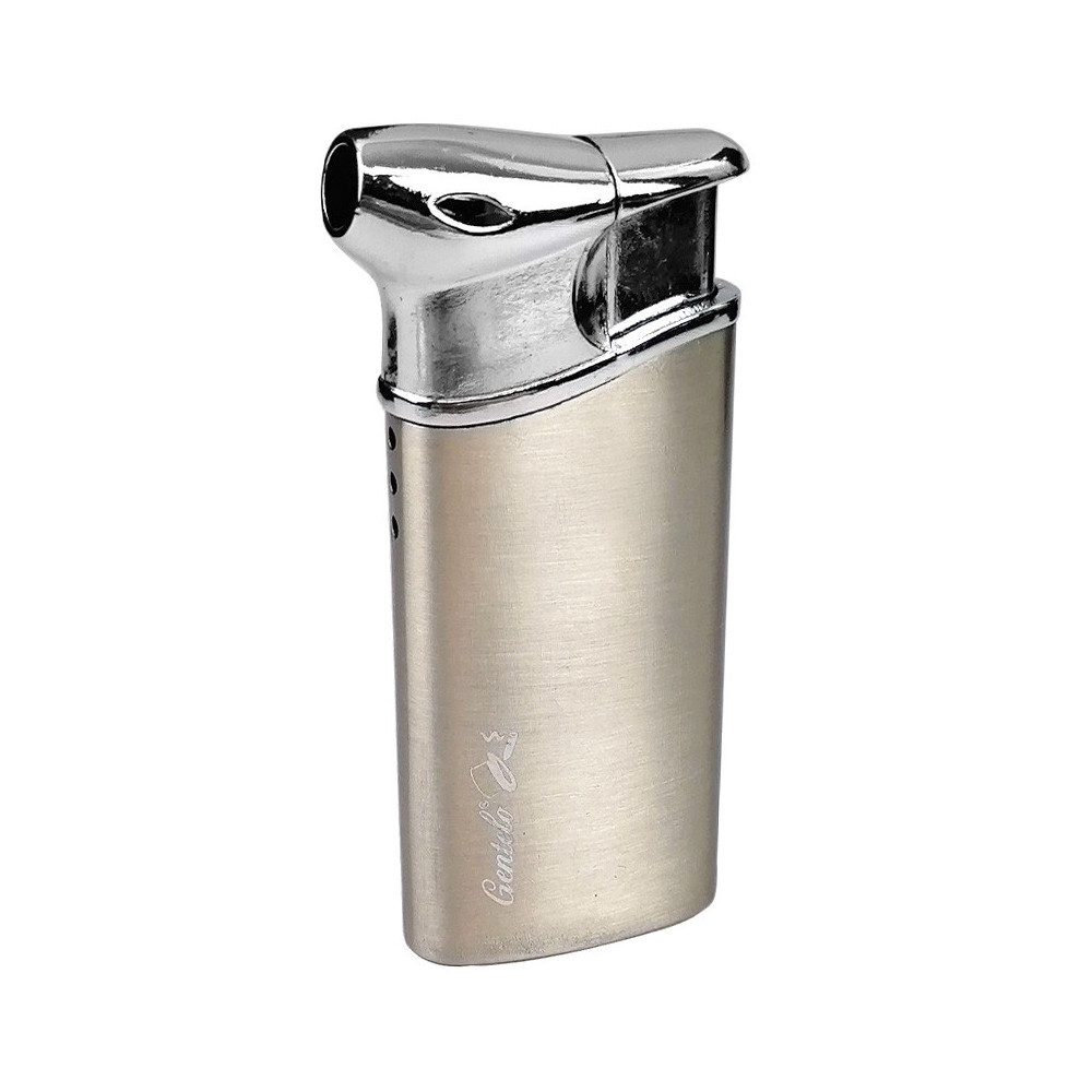 Dýmkový zapalovač Lighter 01 - Šedo stříbrný