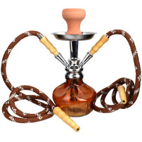 Vodní dýmka Mya Saray - 32 cm Amber (brown) dvouhadicová