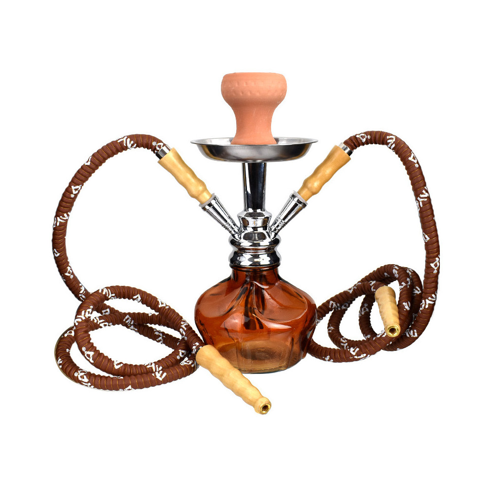 Vodní dýmka Mya Saray - 32 cm Amber (brown) dvouhadicová